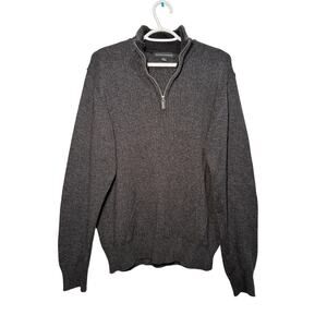 Tricots St Raphael quarter zip sweater mens large preppy classic cozy minimalist